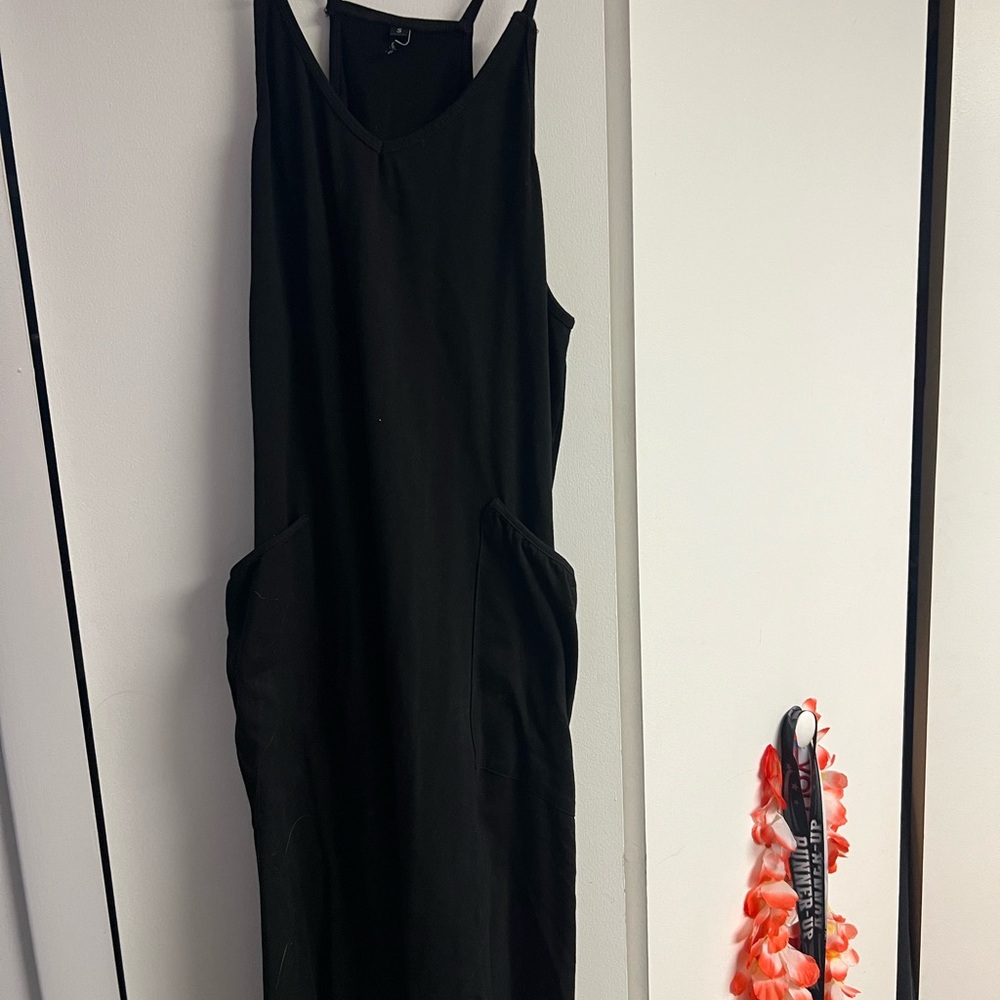 Elegant Black Sleeveless romper